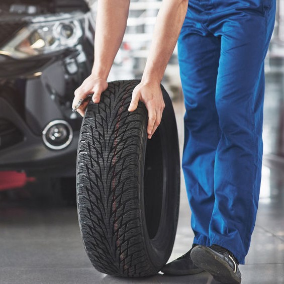 changing tires